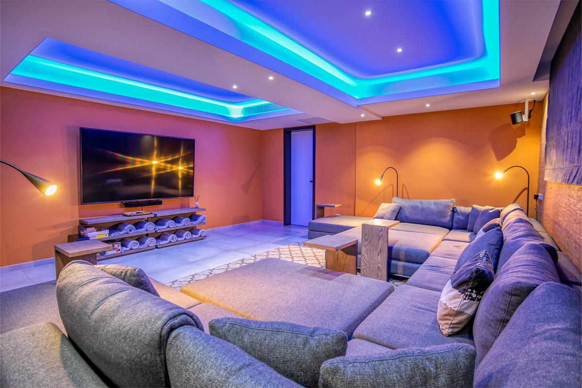 7 bedrooms luxury villa rental St Martin - Entertainment room
